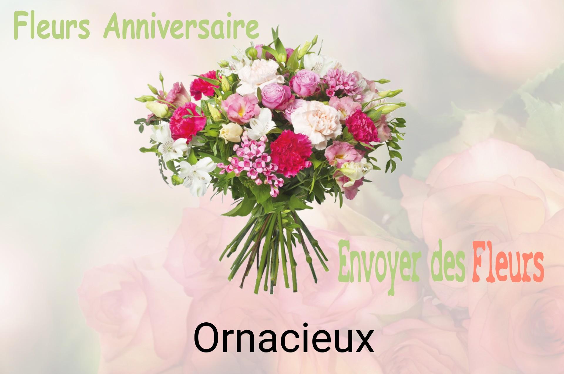 Bouquet de fleurs d’anniversaire livré à Ornacieux