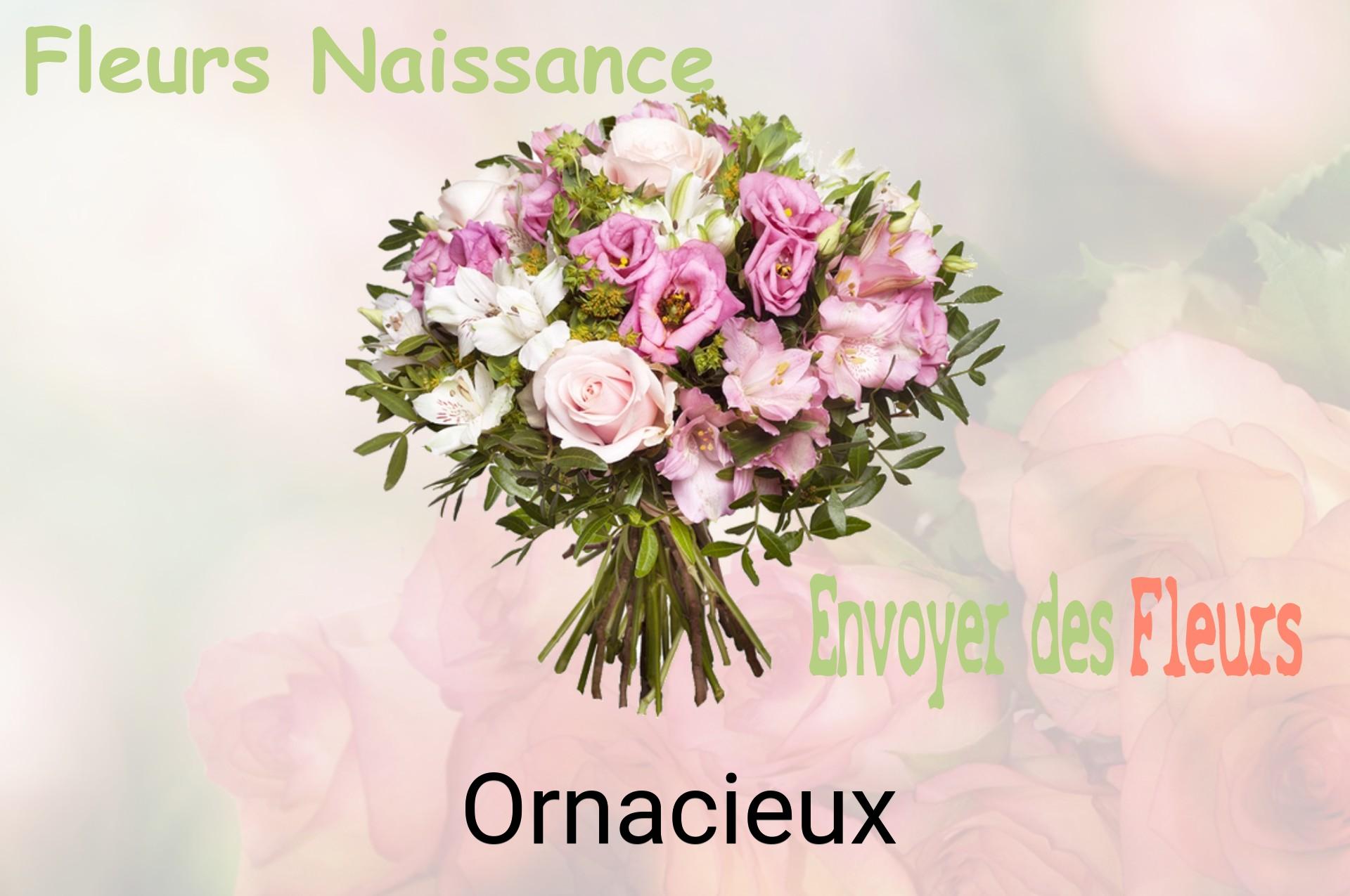 Bouquet de fleurs de naissance livré à Ornacieux